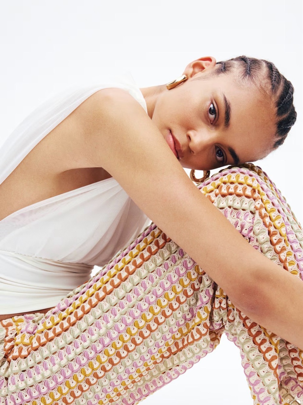 H&M NWT Crochet Look Pants